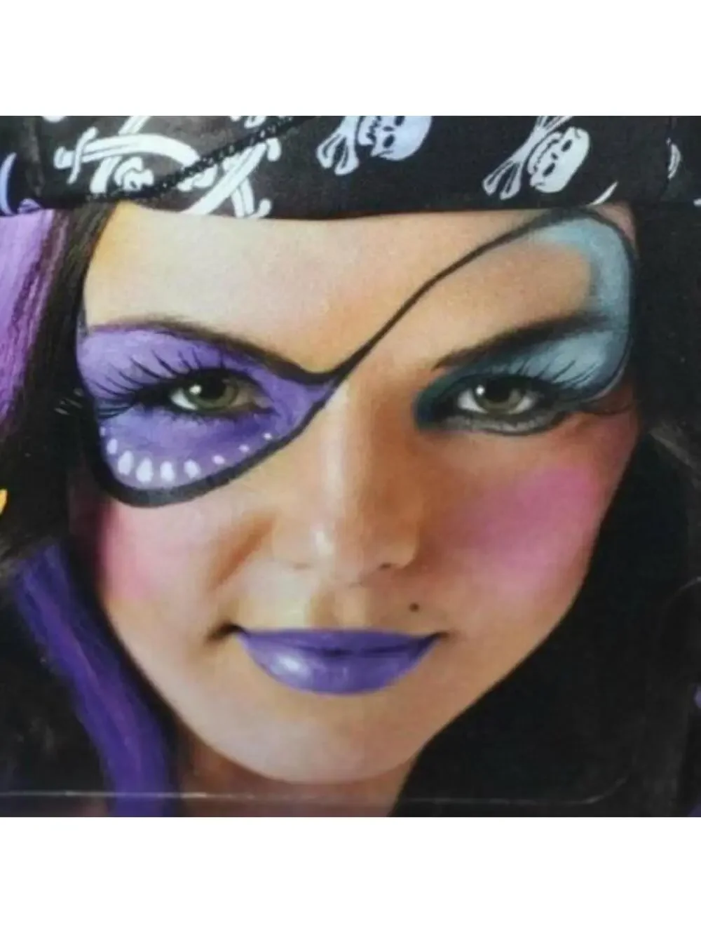 Pirate & Make-Up Halloween Costume 7/9 Caribbean Pink Dress 3 Pc Junior Teen